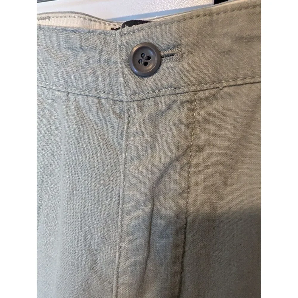 Dockers Men's Hemp Cotton Blend Casual Pats Size 29 Sage Straight Leg Lightweigh